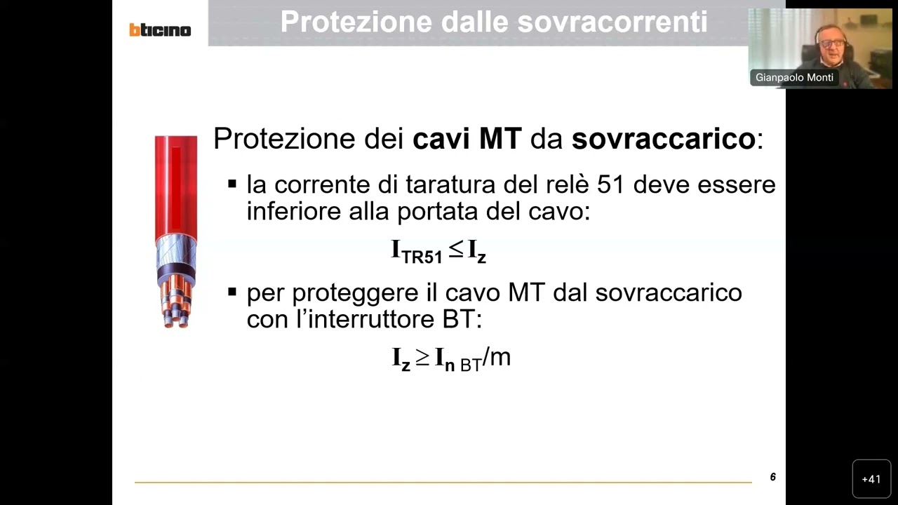Bticino Webinar - Protezione da corto circuito e sovraccarico di un trasformatore MT/BT