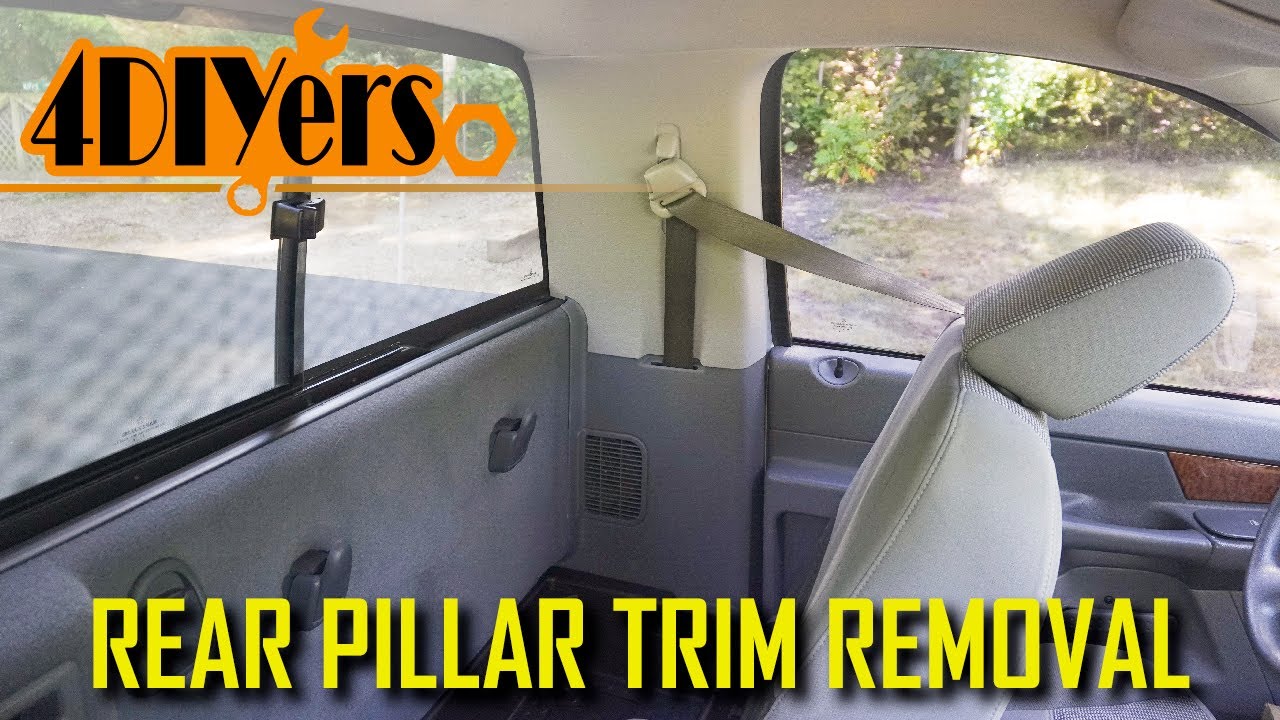 How to: Dodge Ram Rear Pillar Trim Removal