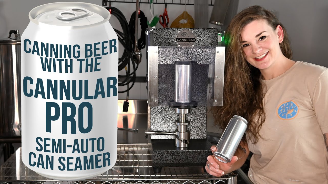 Canning Beer with the Cannular Pro Semi-Auto Can Seamer and Great Fermentation's Tap Cooler filler!