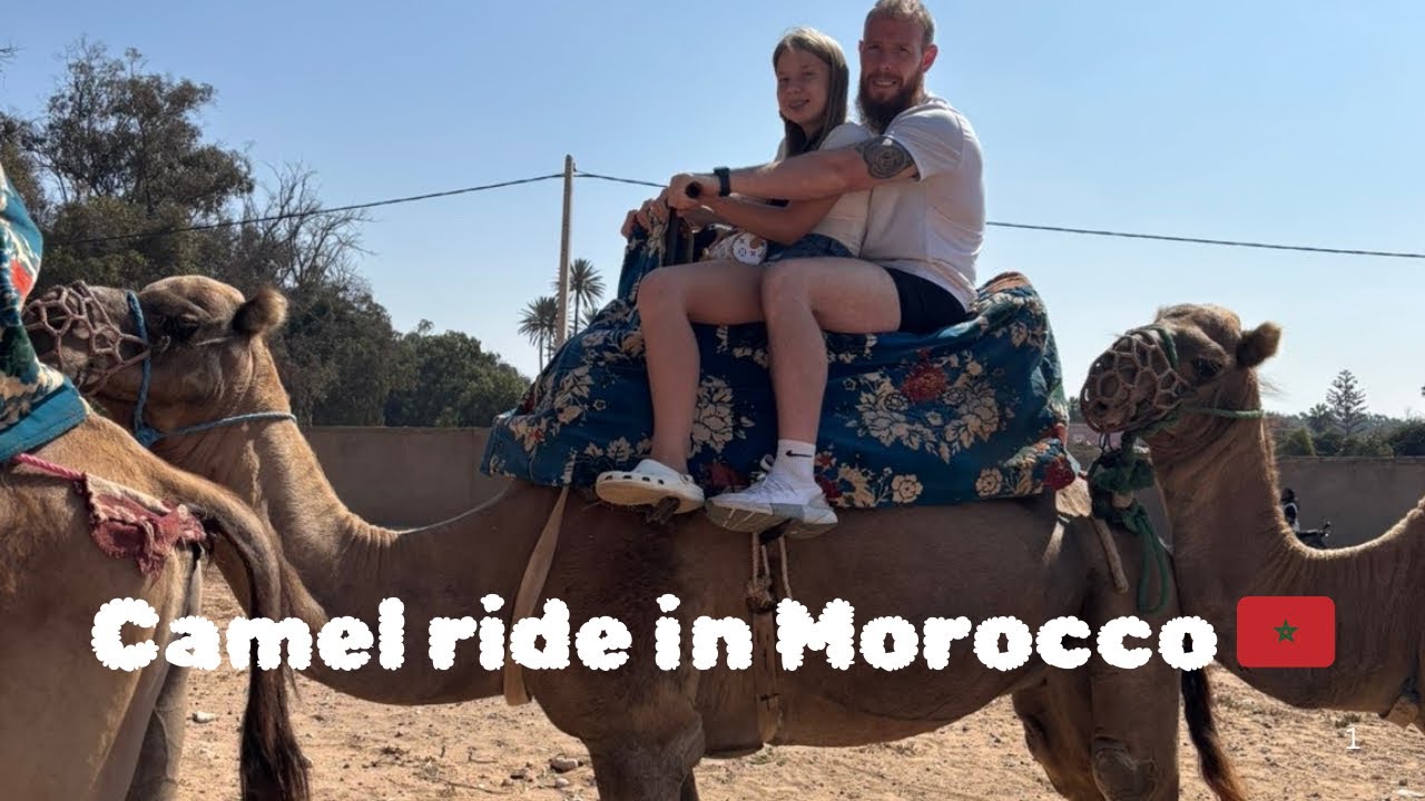 Camel ride in Morocco 