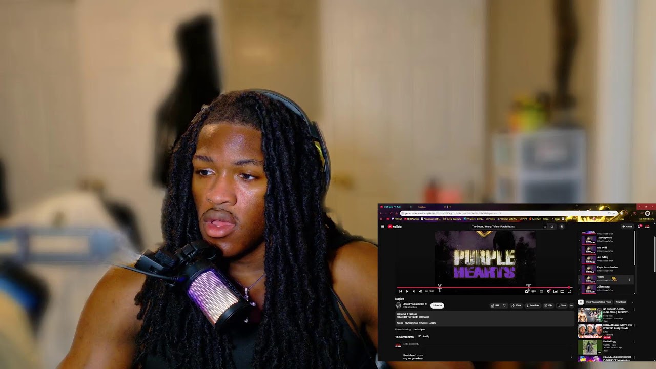 Tiny Boost x Young Teflon - Purple Hearts ALBUM REACTION