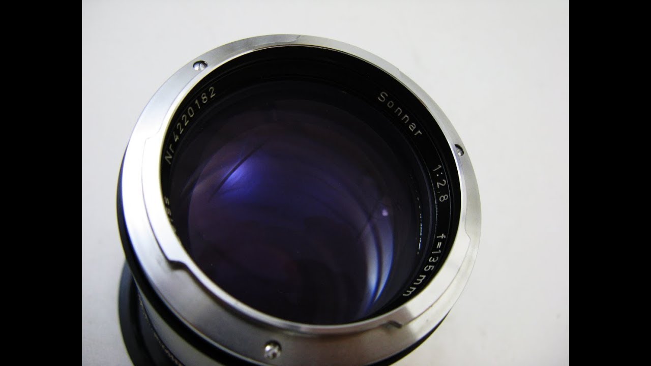 Carl Zeiss Sonnar 135mm F2.8 Black (Contarex)