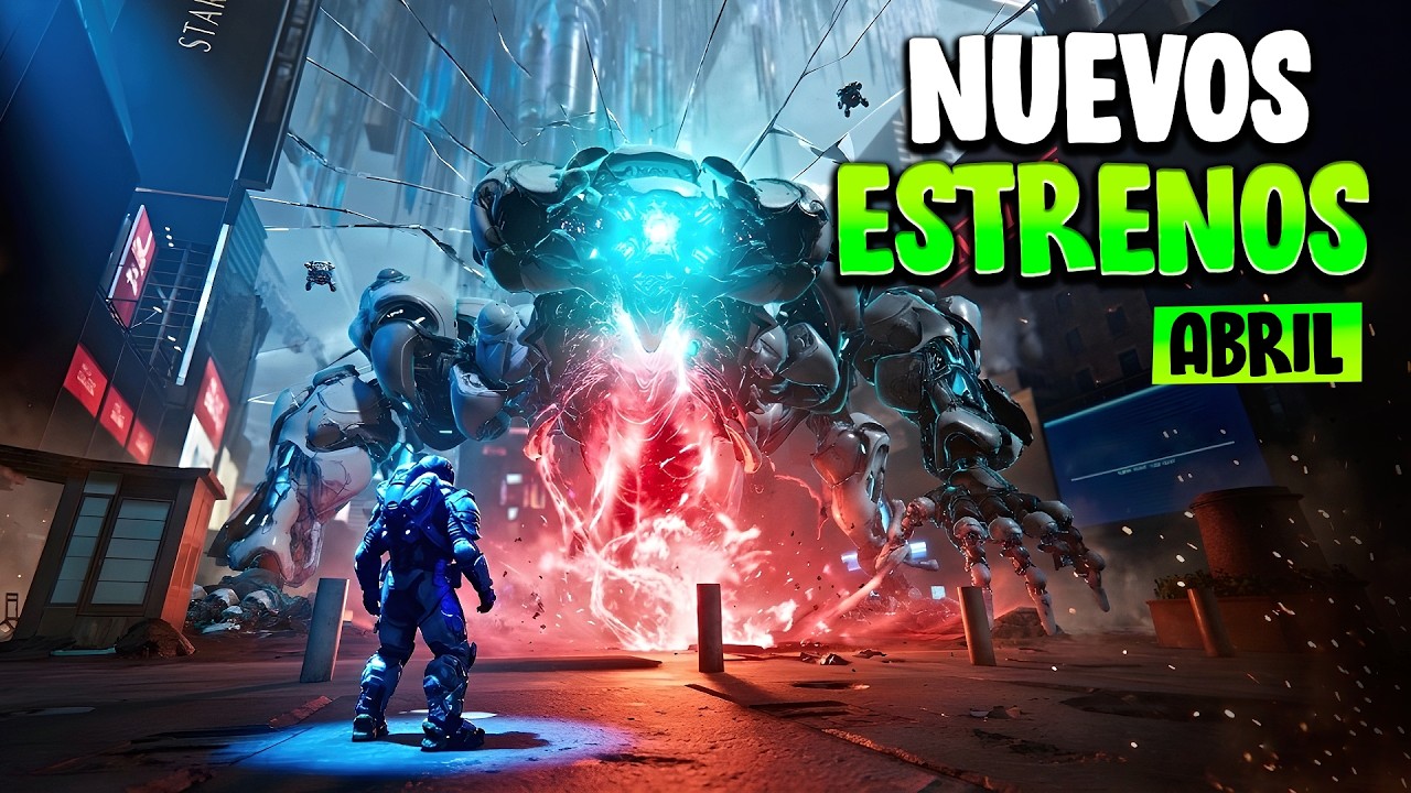 TOP 10 NUEVOS JUEGOS que llegar&aacute;n en ABRIL 2026 ✅