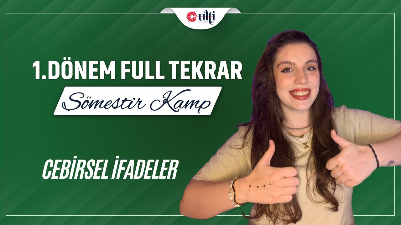 8. Sınıf Matematik - Cebirsel İfadeler | LGS Sömestr Kampı
