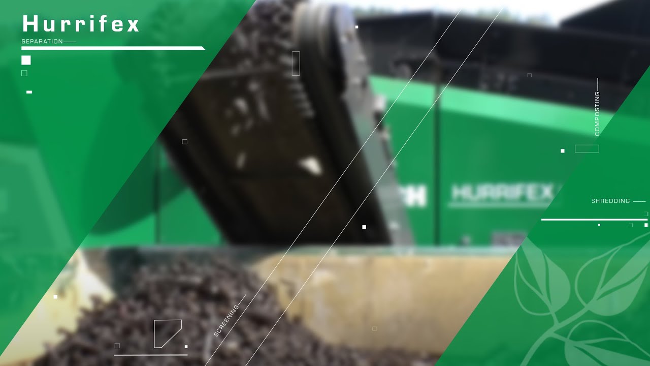 Komptech Hurrifex: Stone and plastic foils separator