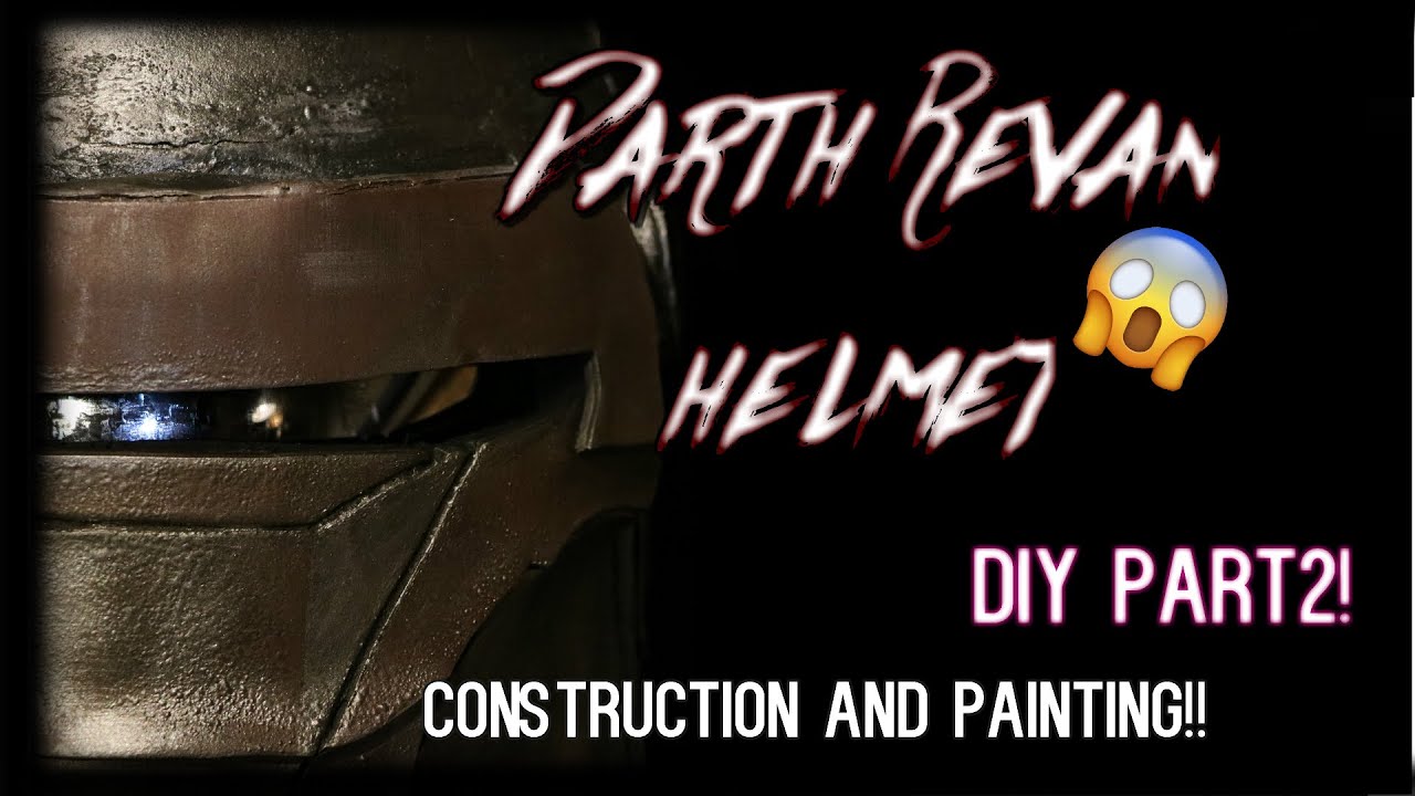 How to make a Darth Revan helmet PART 2!
