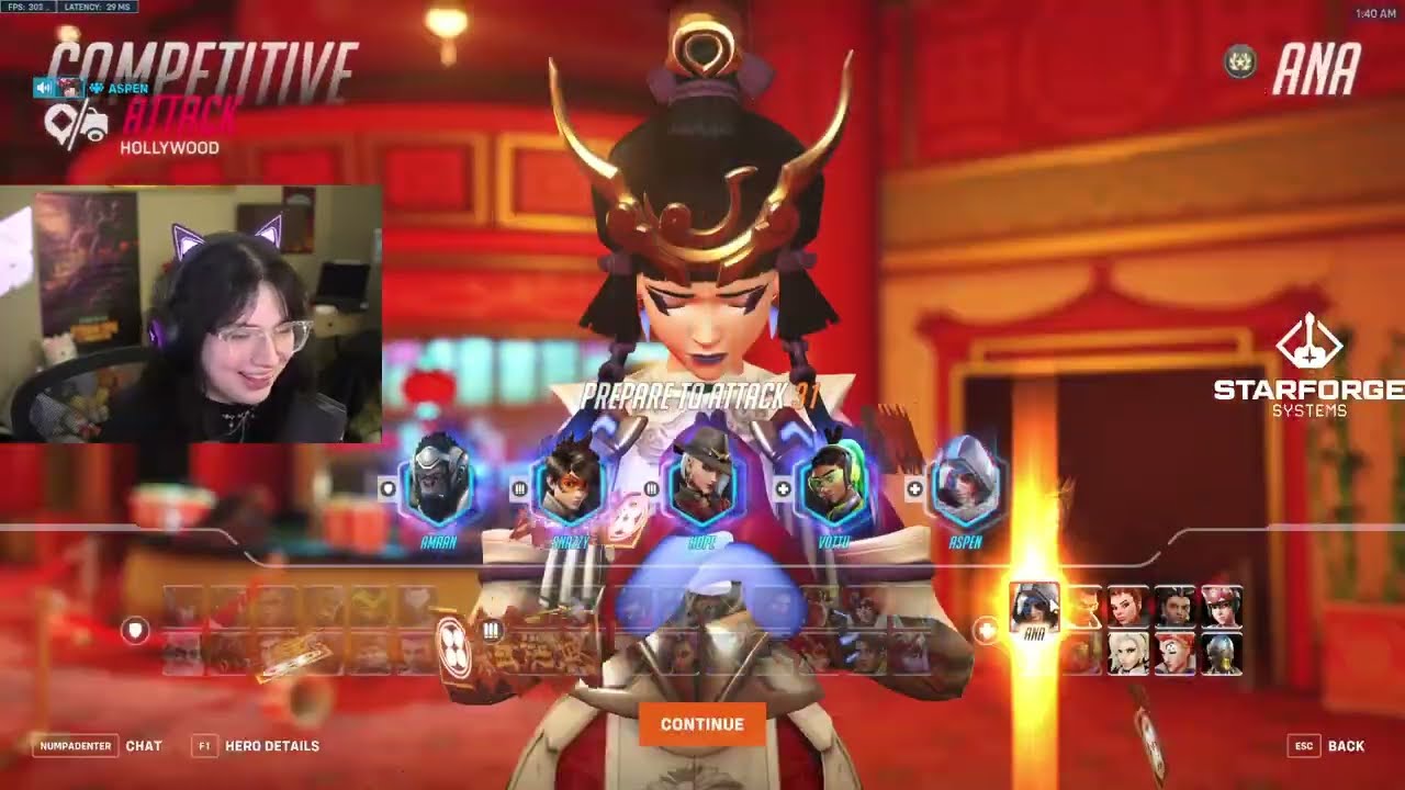 ASPEN INSANE KIRIKO + ANA GAMEPLAY OVERWATCH 2 SEASON 10 TOP 500