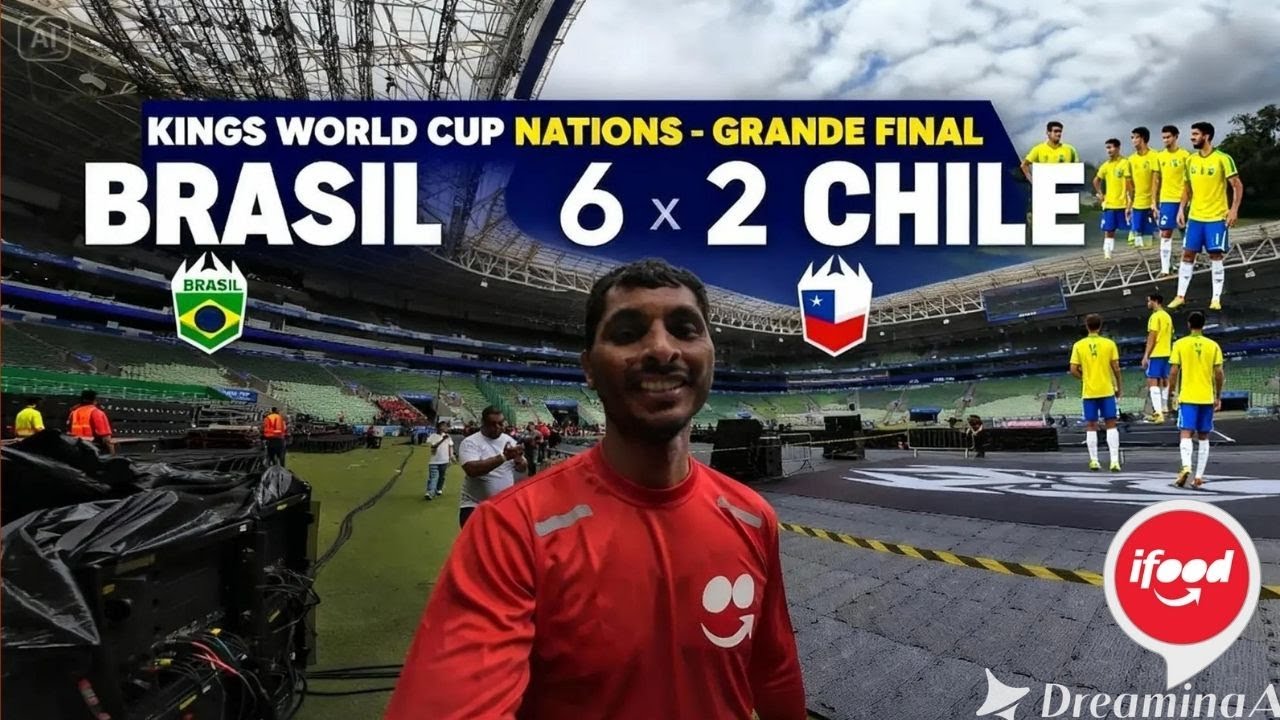 ROSENO COM O IFOOD NO KINGS WORLD CUP NATIONS   BRASIL X CHILE   GRANDE FINAL SÃO PAULO