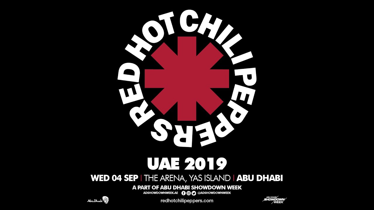 RED HOT CHILI PEPPERS @ THE ARENA YAS ISLAND ABU DHABI