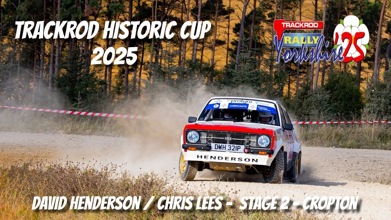 Trackrod Rally Yorkshire 2025 - David Henderson / Chris Lees - Ford Escort BDG - SS2 - Cropton