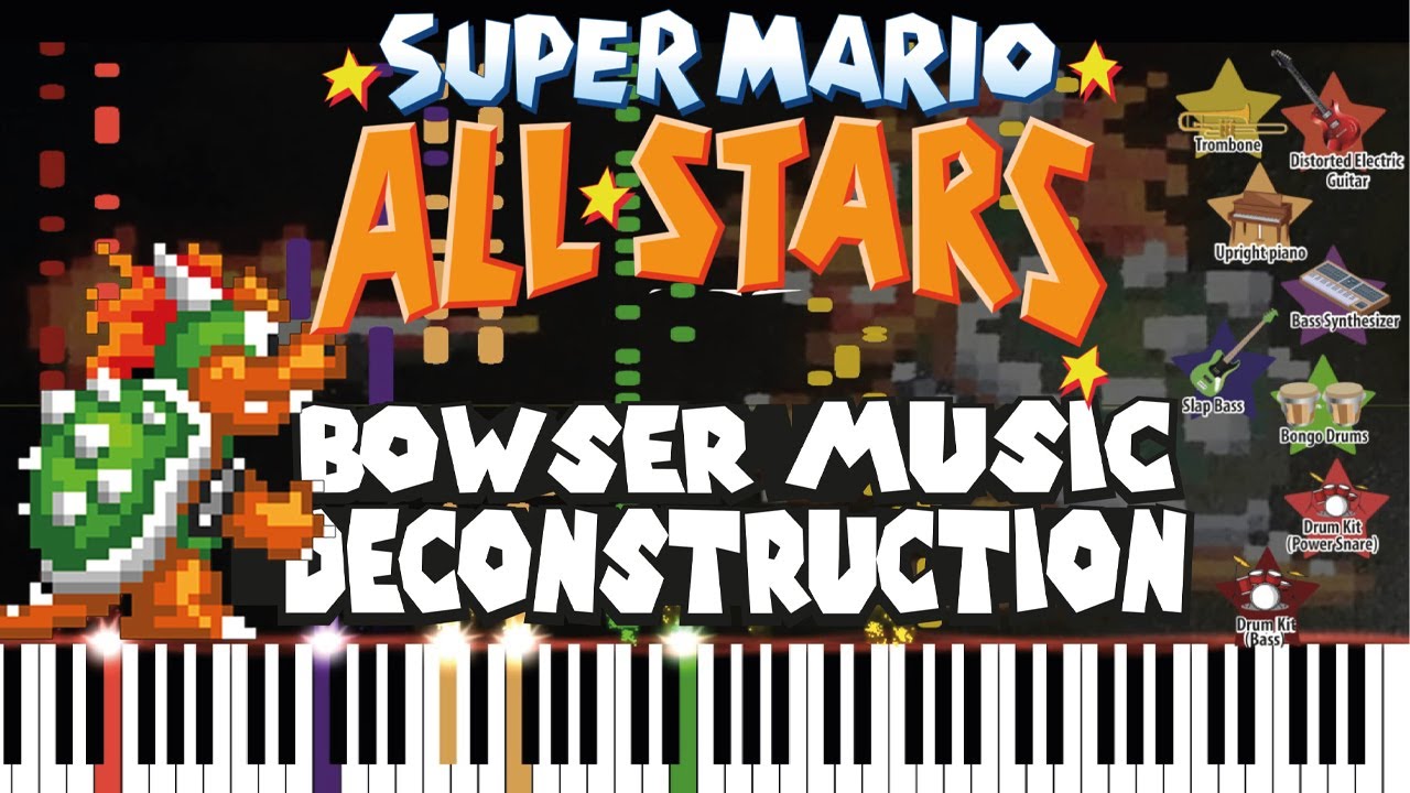 Super Mario All-Stars -  Bowser Battle With Original Instruments [Music Breakdown]