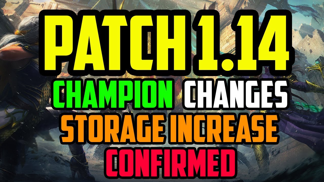 PATCH NOTES 1.14 CONFIRMED - CHAMPION CHANGES | RAID SHADOW LEGENDS