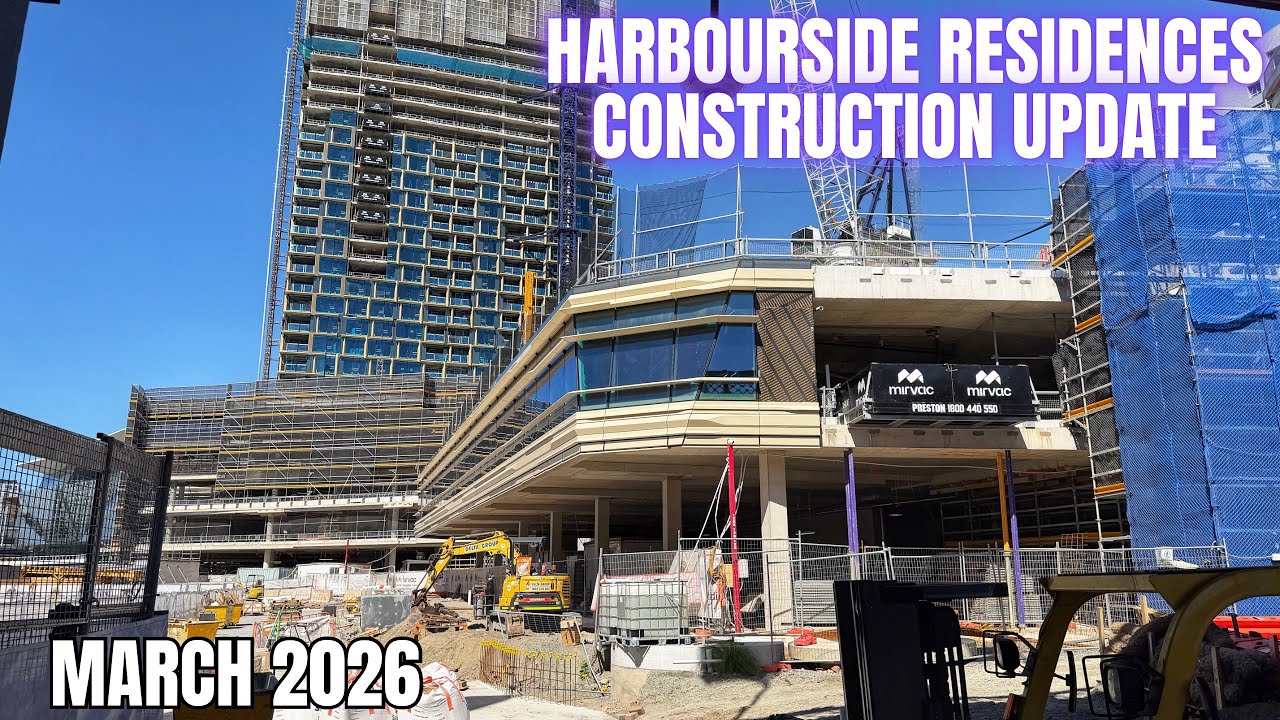 Обновленная информация о ходе строительства жилого комплекса Harbourside Residences в Сиднее &mdash; ма...