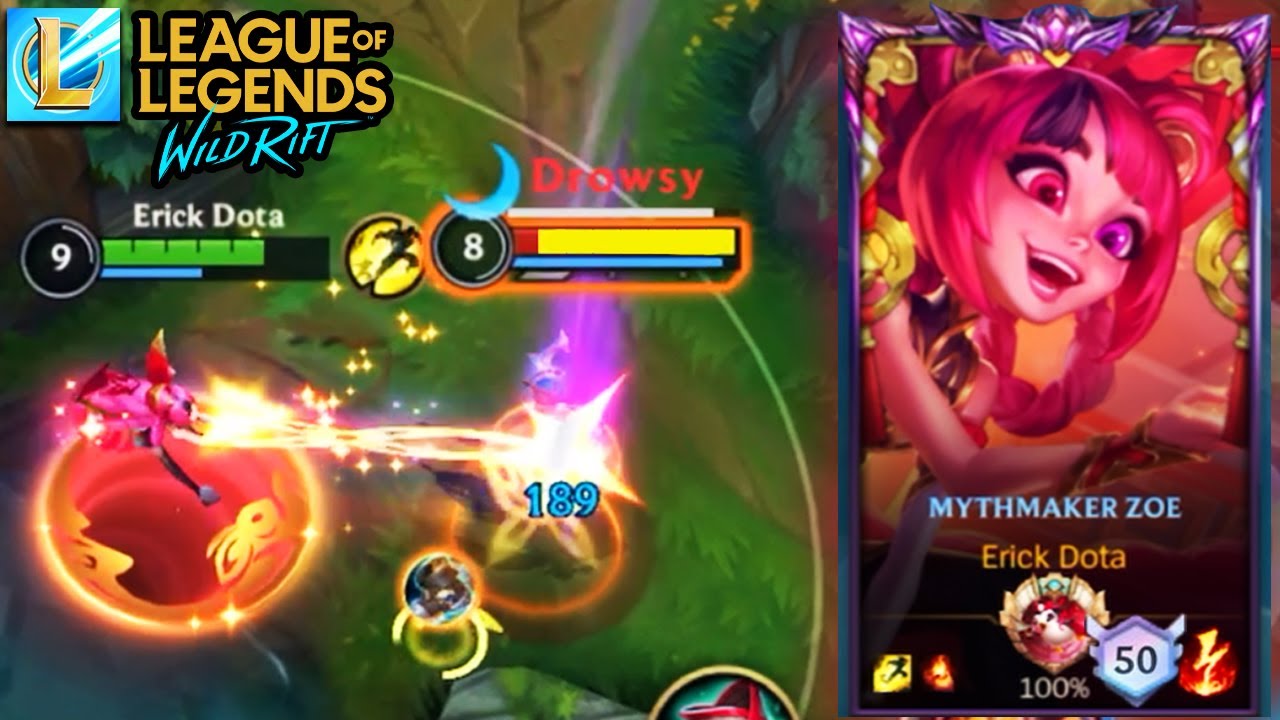 CHALLENGER PC ZOE TO TOP 50 ZOE WILD RIFT UNLEASHES WRATH UPON MASTERS | Erick Dota - Wild Rift