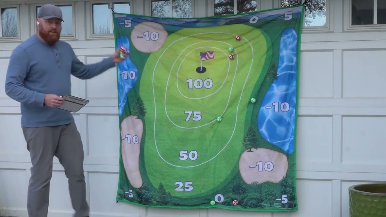 Double Sided Golf Game Practice Mat