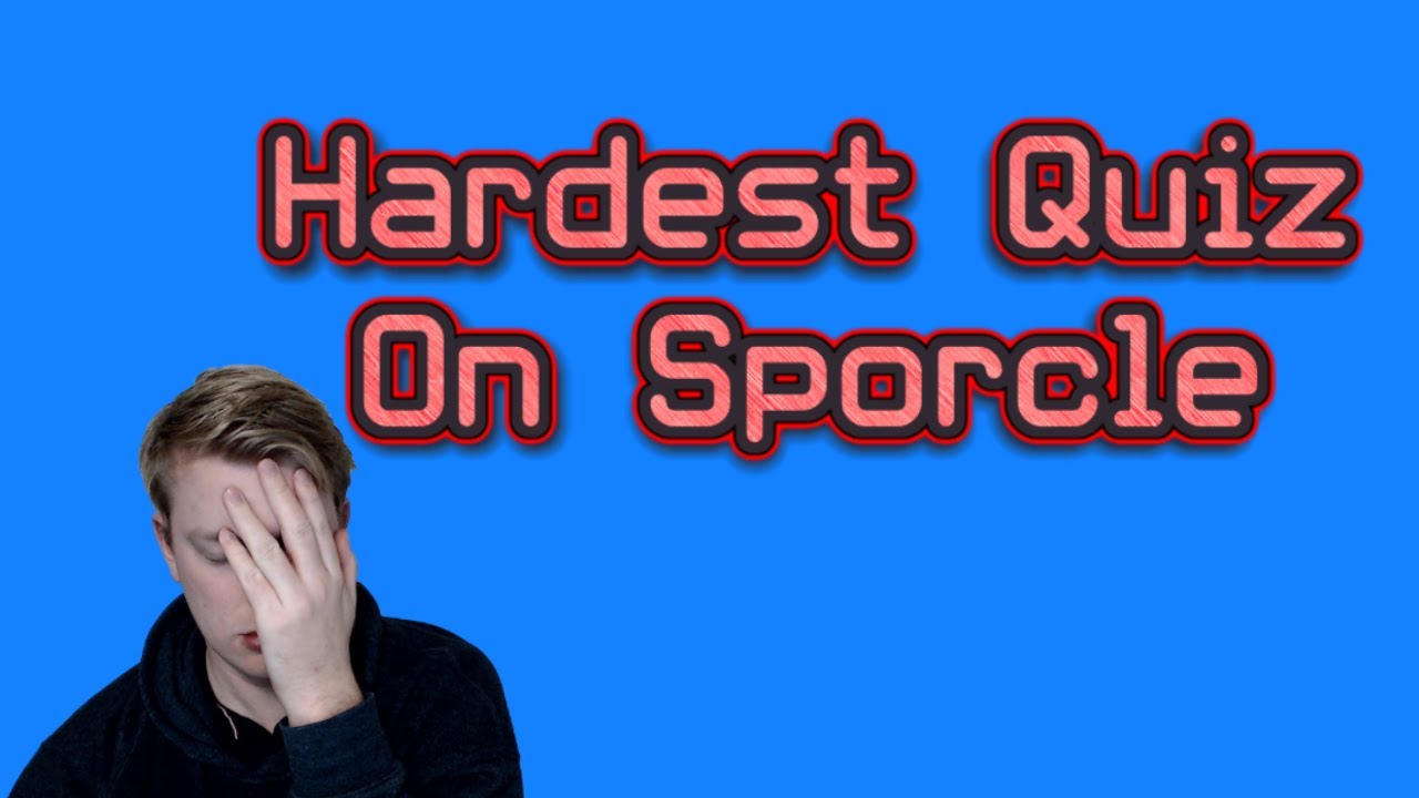 Trying the Hardest Quiz on Sporcle! How well can I do?
