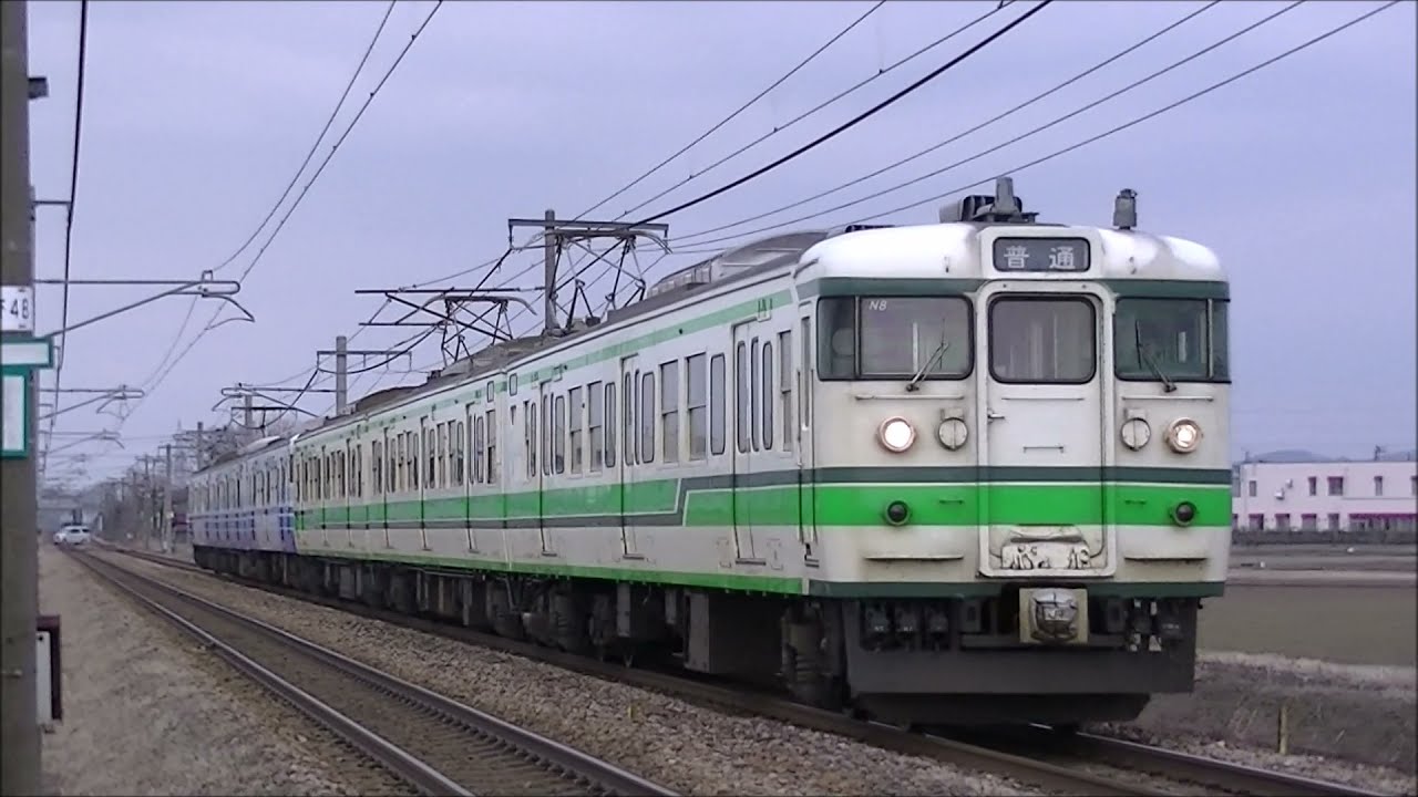 【国鉄の響き Vol.3】JR東日本 新潟地区115系 5～7両運用 通過集