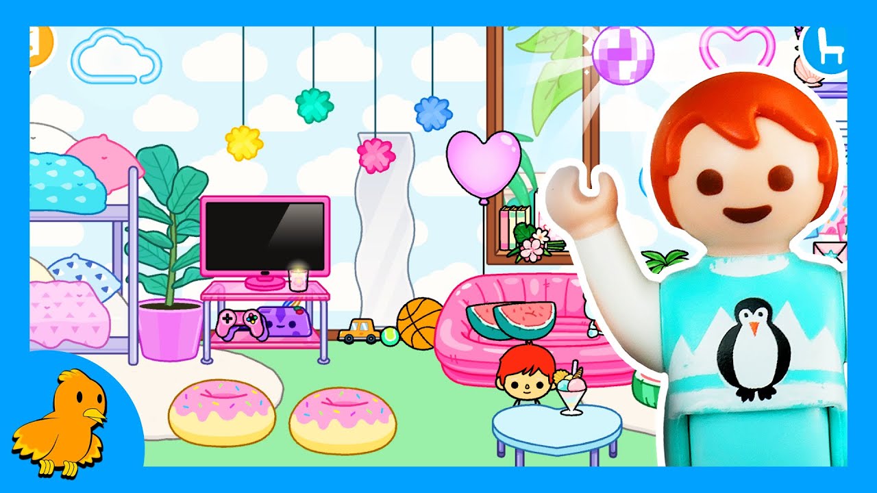 Willkommen Zuhause in TOCA BOCA bei Emma!🏠🔑 SPEED BUILD!😍 Playmobil Familie Vogel | Toca Life World
