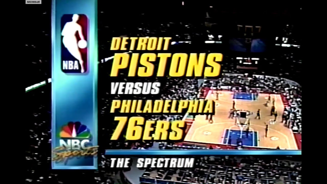 NBA On NBC - Pistons @ Sixers February 1992