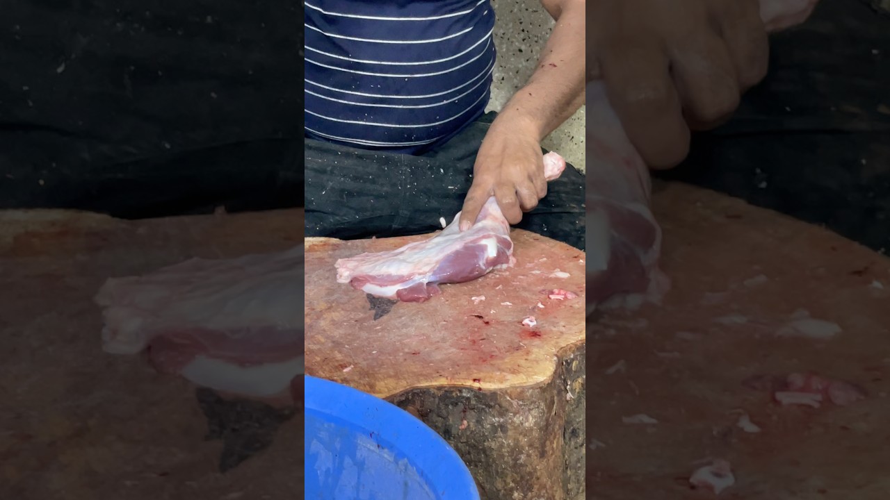 Goat Processing | Butchers | Meat Cutting - How to Cut #historicalcuisine #meatindustry #partyfood