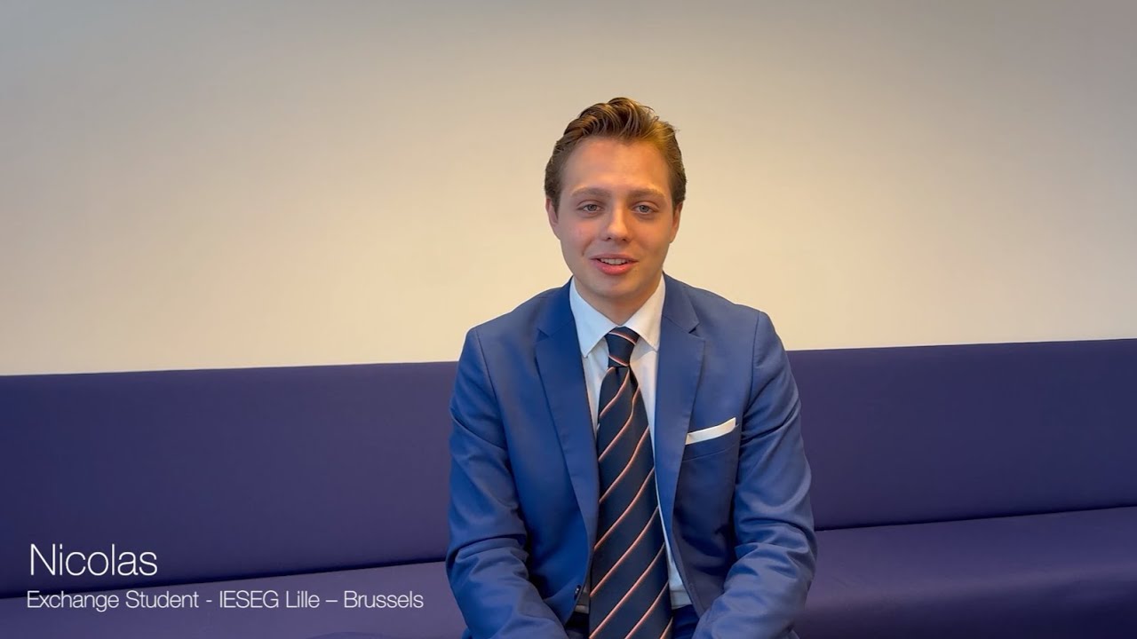 Nicolas from France about studying at the Faculty of Economics and Business, KU Leuven