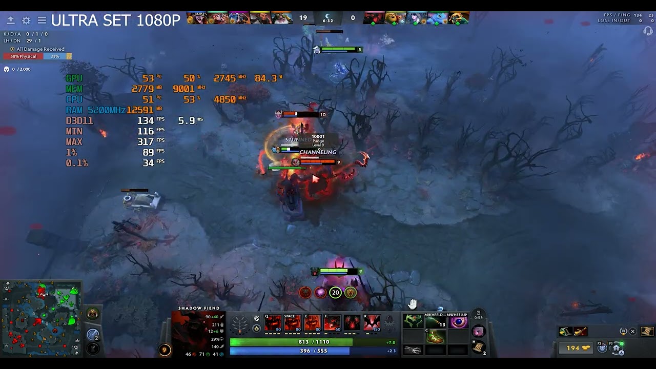 RTX 4060ti+R5 7500F TEST GAME 1080P.How Did This Dota 2 Comeback Happen?