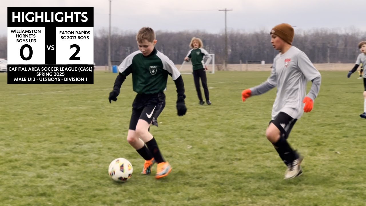Soccer Game Highlights | Williamston Hornets U13 Boys vs Eaton Rapids SC 2013 Boys