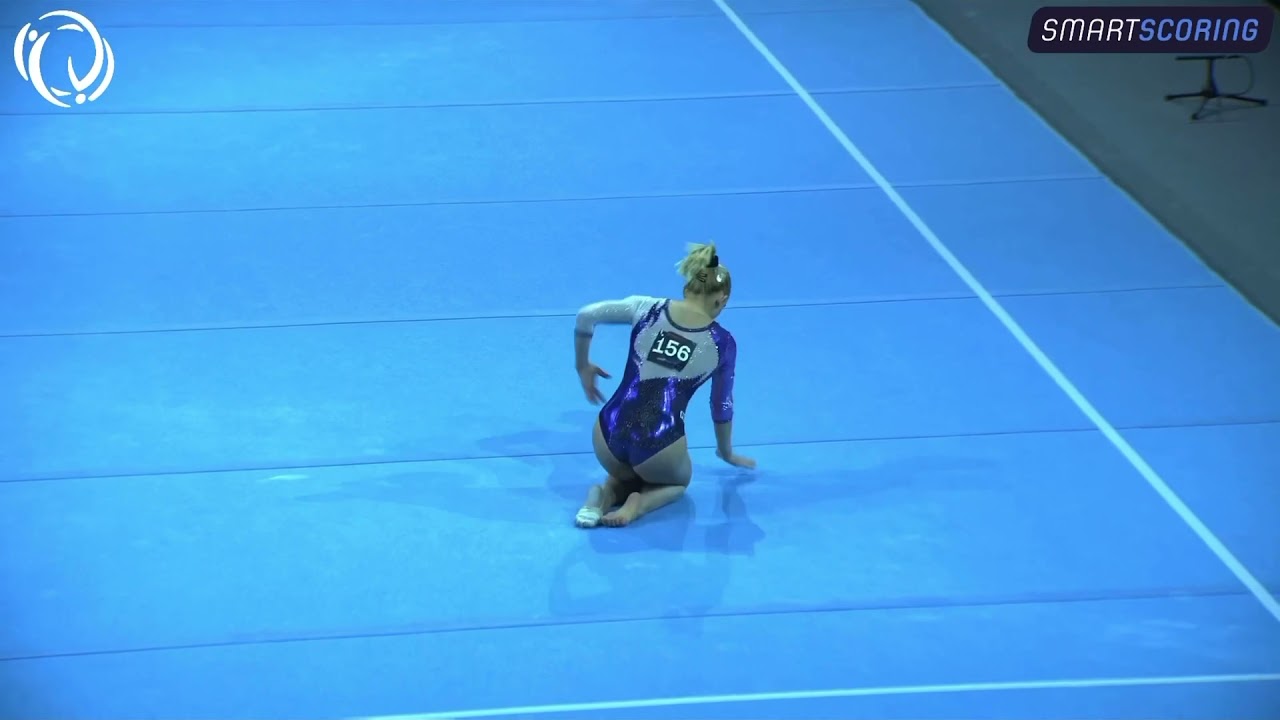 Alice D’Amato ITA Floor 2021 European Championships Quals 12.100