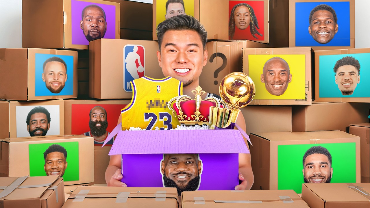 I Bought 100 NBA Player Mystery Boxes!