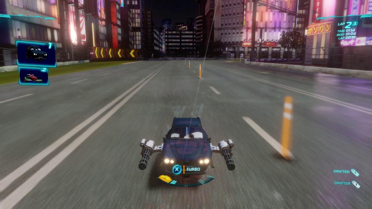 Cars 2: The Video Game | Tomber - Ginza Sprint! | WhitePotatoYT!