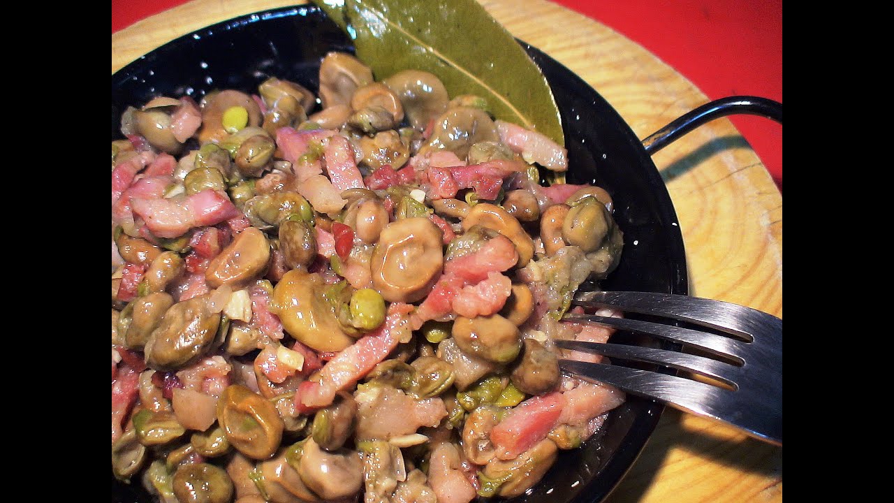 Habas con jamón y beicon - La Cocina de Loli Domínguez. Loli Domínguez