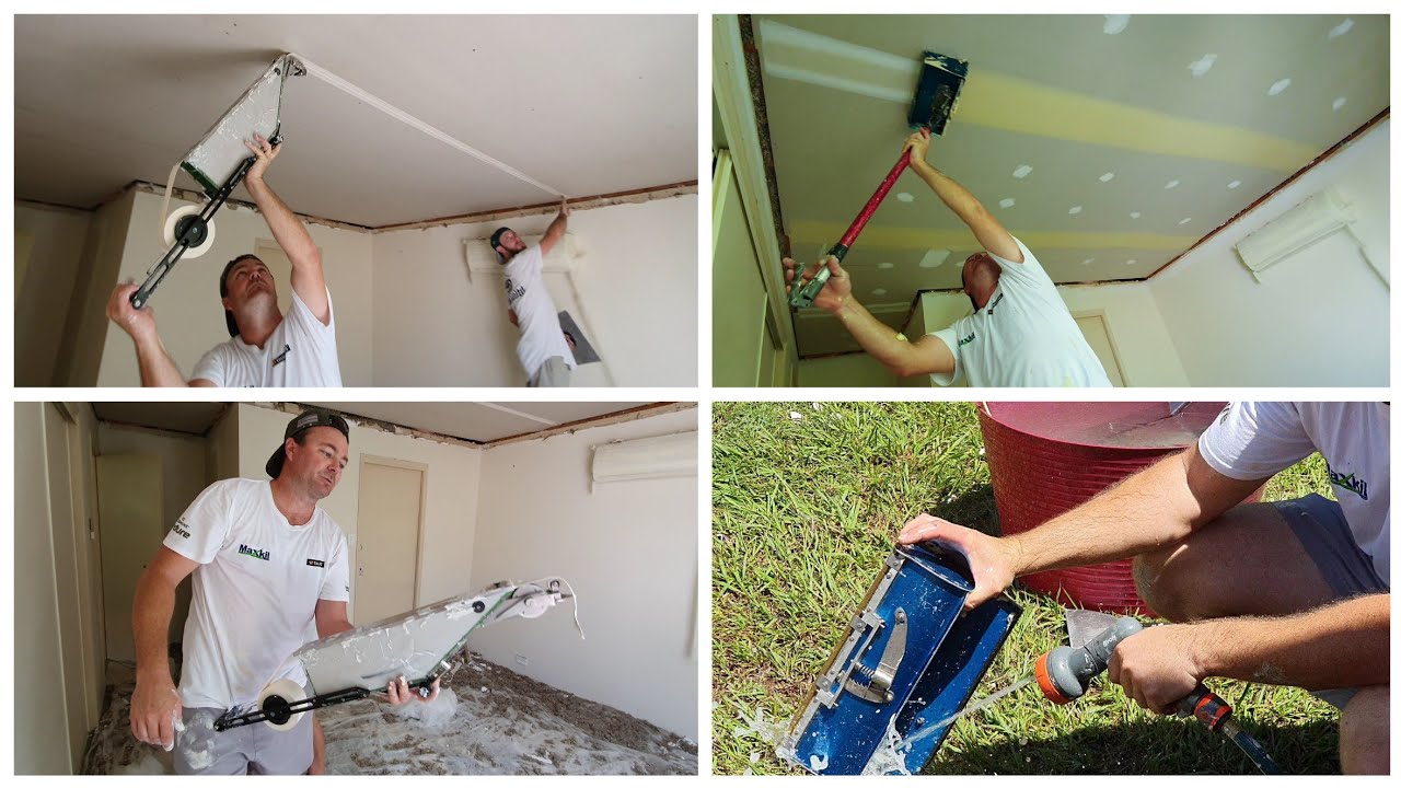Drywall Taping with Northstar Taper Mate and Finishing with Tapepro Flat Boxes
