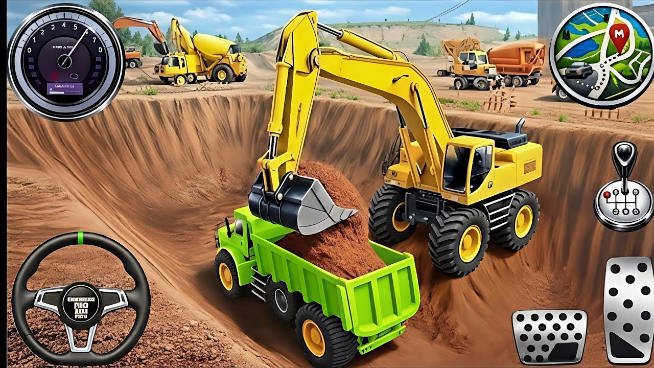 Real Heavy Large City Road Construction Simulator 🚧 - Android Gameplay 2026#beetv 