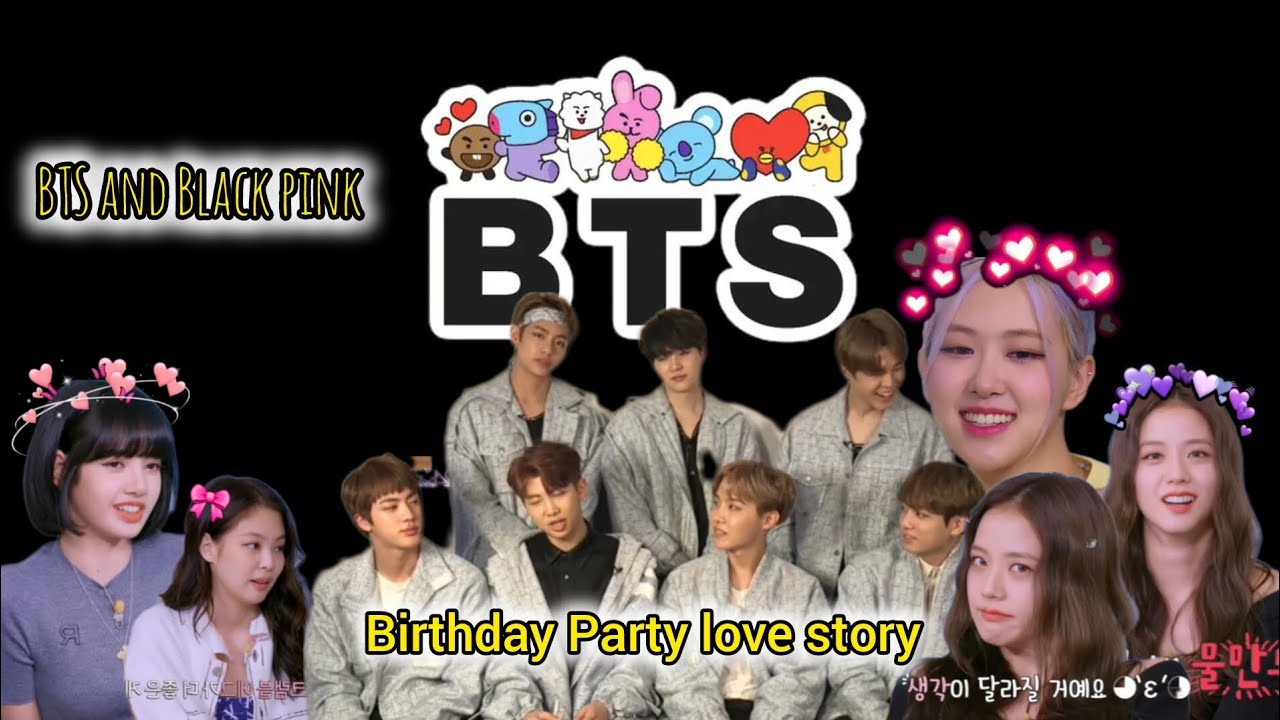 BTS and Black pink birthday party love story in Hindi dubbed