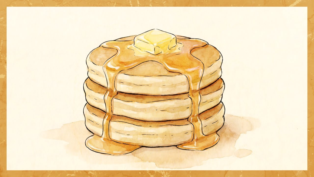 Lo-Fi Music for Focus & Slow Mornings ☕ | NEMA &mdash; stack of fluffy pancakes