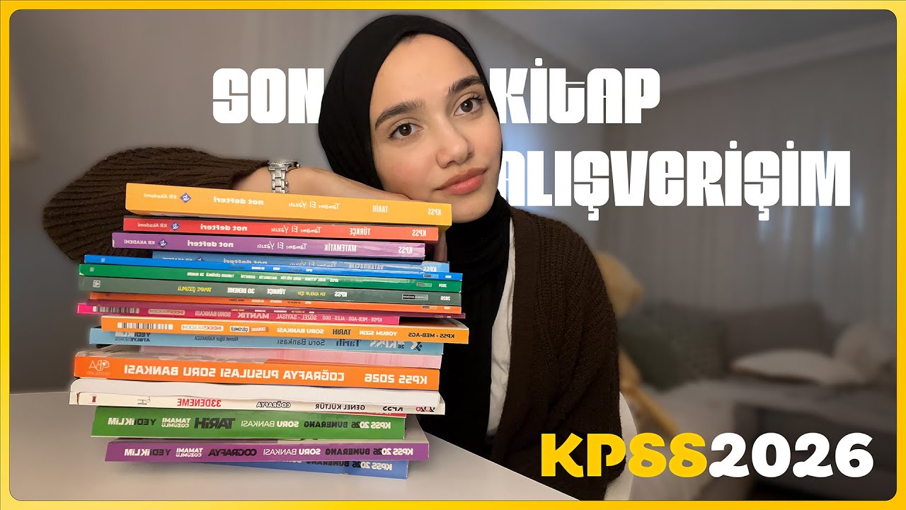 KPSS 2026 SON KİTAP ALIŞVERİŞİMİ A&Ccedil;IYORUM! (Ger&ccedil;ek Yorumlar + Tavsiyeler)