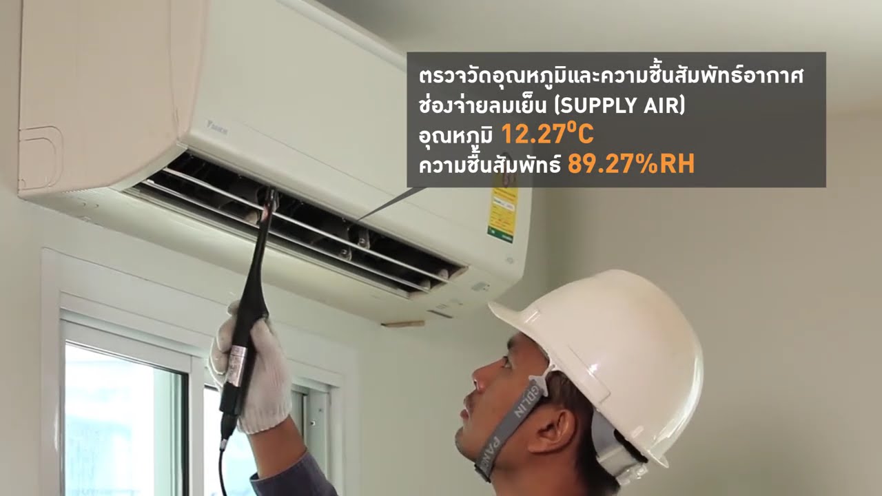 วีดีทัศน์ วิธีการตรวจวัดประสิทธิภาพของเครื่องปรับอากาศแบบแยกส่วน  (SPLIT TYPE)