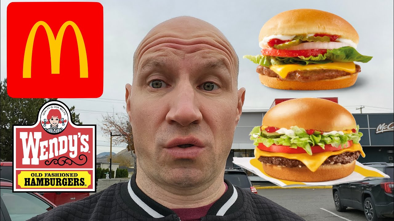 Wendy's Jr Cheeseburger Deluxe kontra McDonald's Cheeseburger Deluxe!