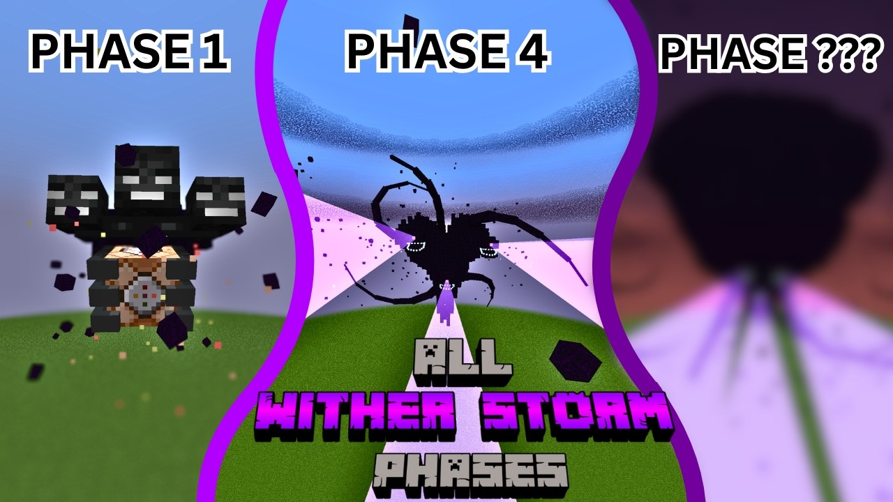 Cracker's Wither Storm Mod | All Wither Storm Phases