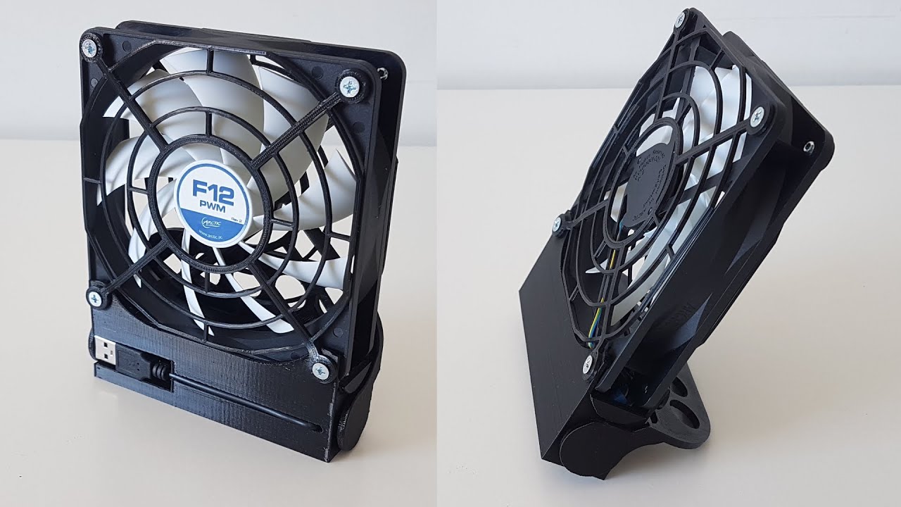 [DIY] Turn a Computer Fan into a Desk Fan or a portable USB Fan (to run it at full speed !)