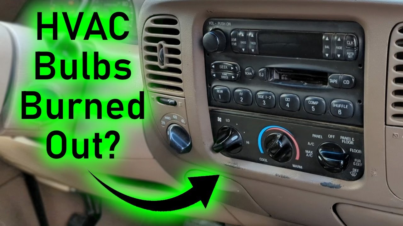 How to Replace HVAC Control Bulbs in a Ford Expedition or F150