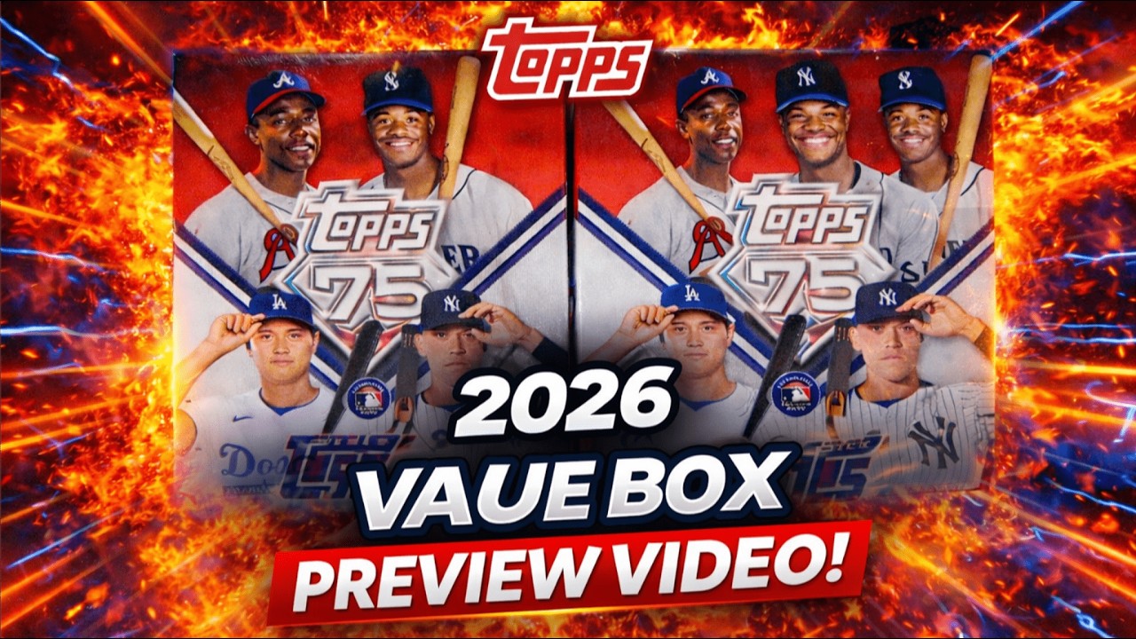 2026 Topps Series 1 is HERE! 3 Box Value Release Bonus Video #sportscards