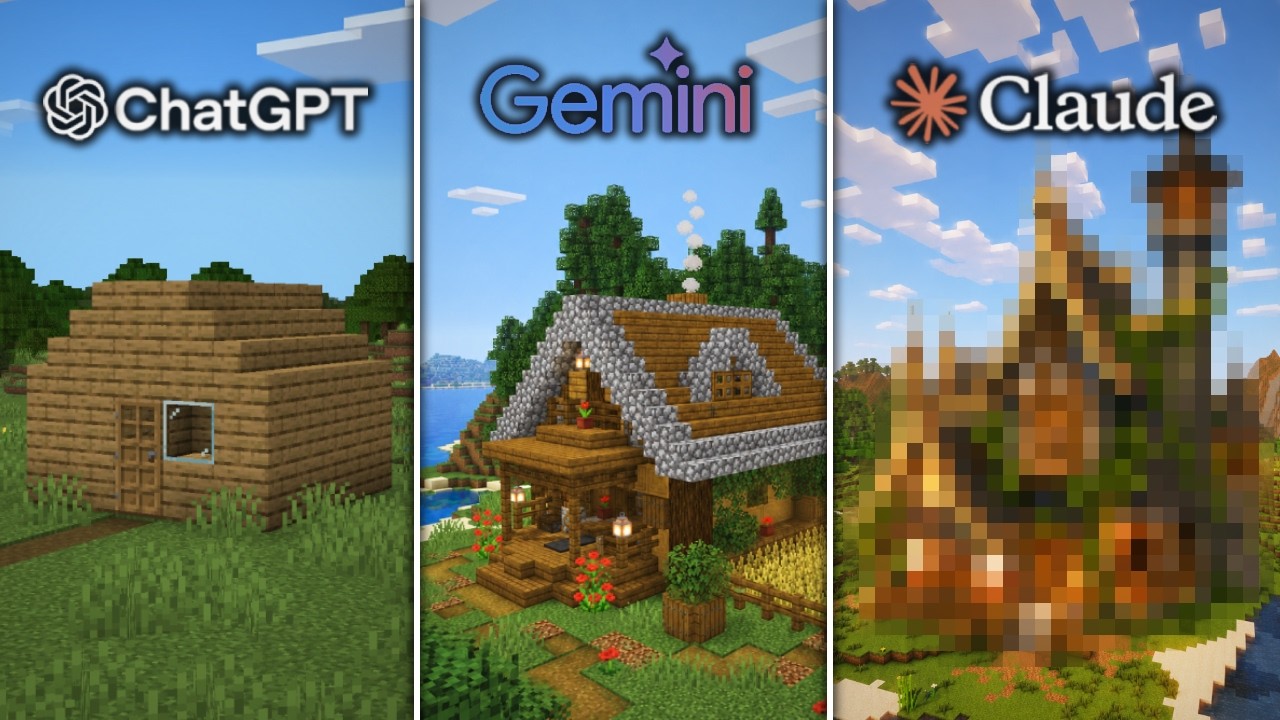 Which AI Can Build the BEST Minecraft Base?