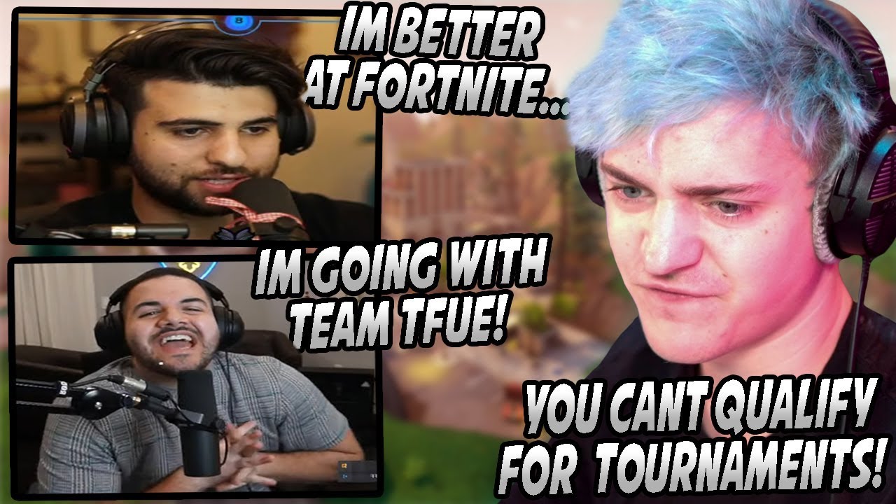 Ninja Gets TOXIC After SypherPK Says He's BETTER Than Him & After CourageJD Picks TFUE Over Ninja!