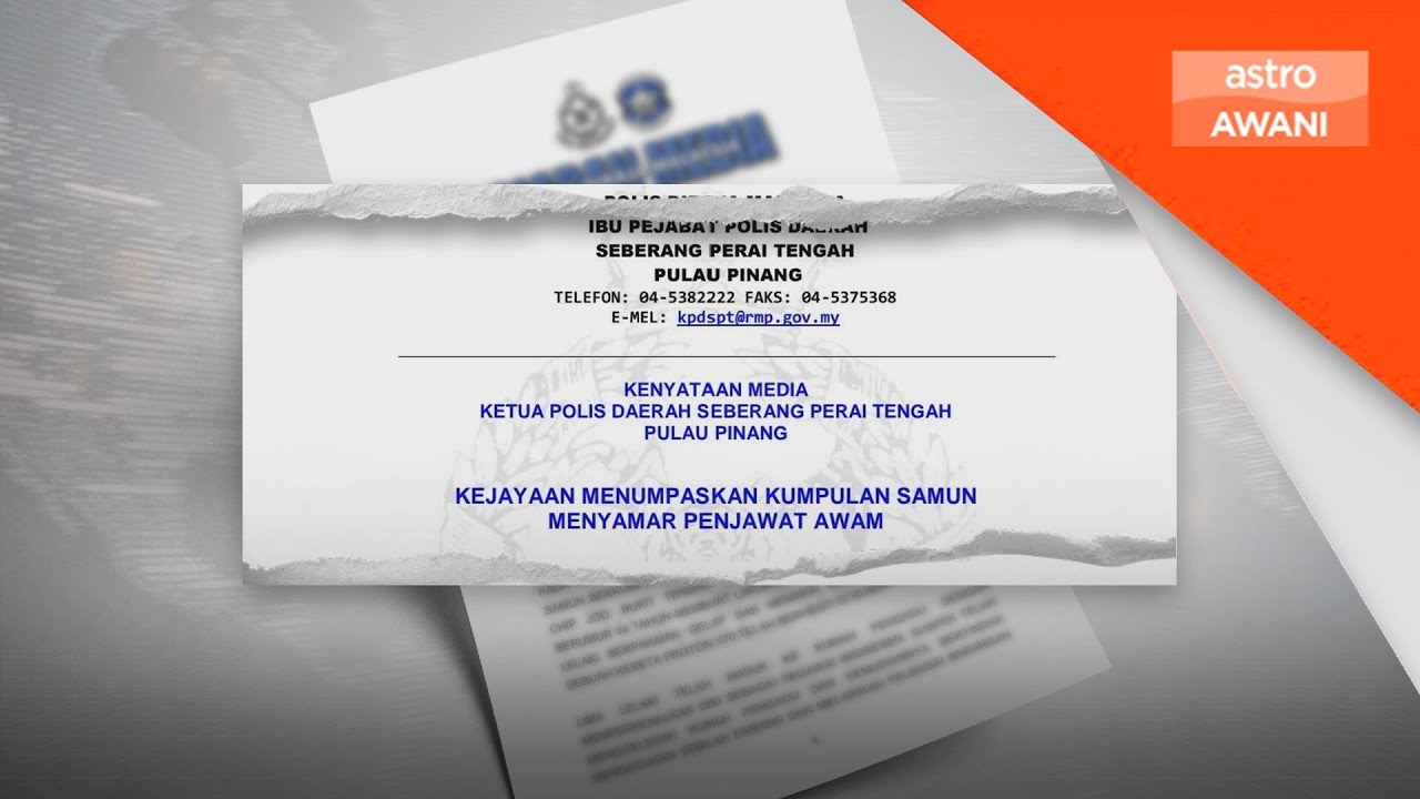 Dua ditahan kes samun menyamar pegawai Imigresen