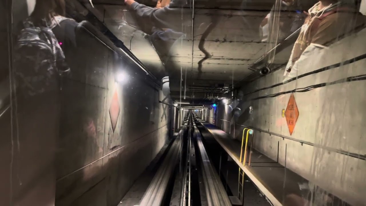 Denver International Airport Train From C Gates To Terminal!! Was In One Of The Older Cars!!