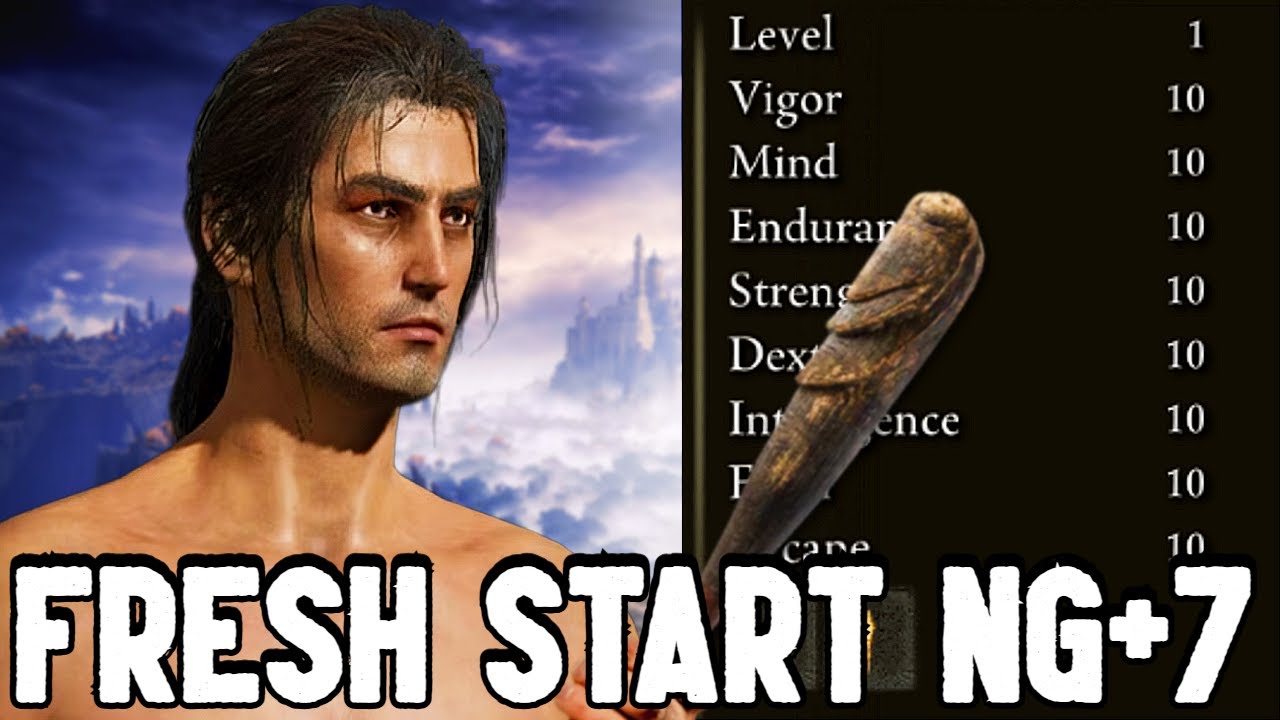 🔴Elden Ring NG+7 but Starting at Level 1