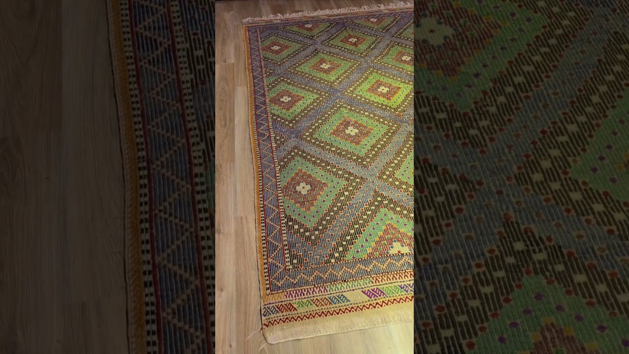 Handwoven Cicim Kilim | Anatolian Flatweave | Carpet