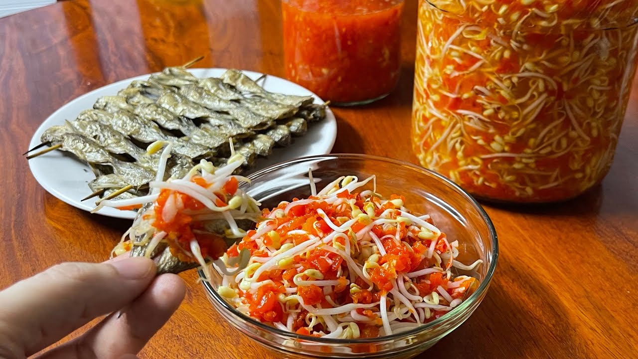 របៀបធ្វើ ជ្រក់ម្ទេសប្លោក || How to make Red Chili Pepper Pickle