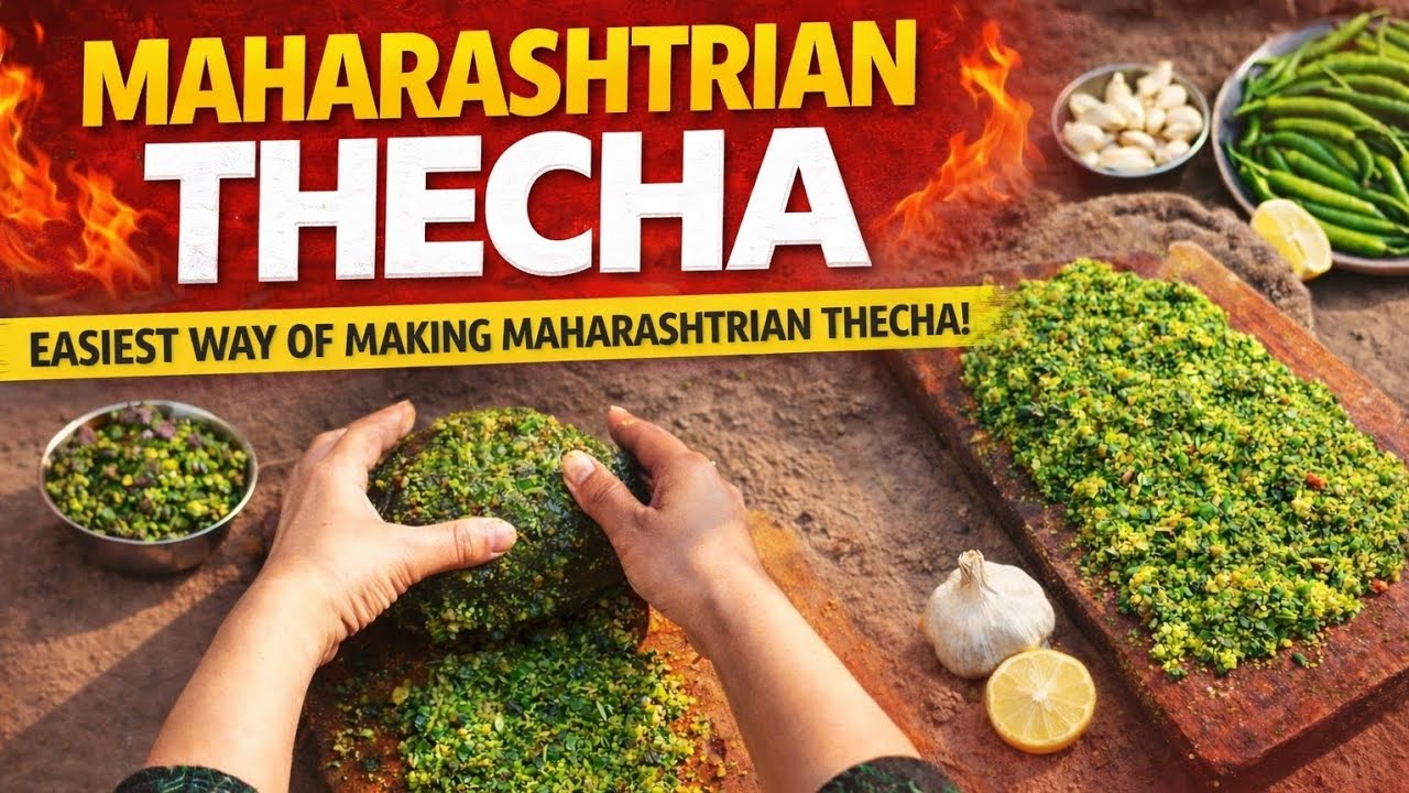 How to Make Maharashtrian Thecha at Home | The Only Simple & Delicious Way